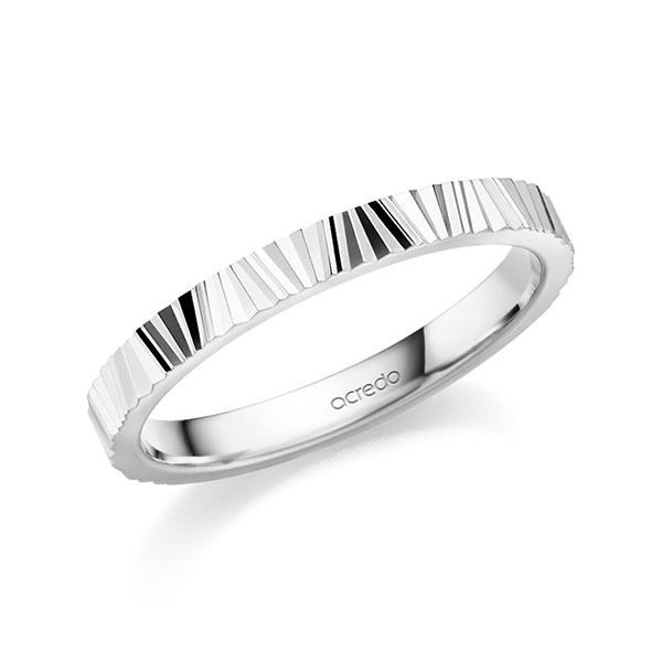 klassischer Trauring/Ehering in Platin 950 von acredo - S-1413-5