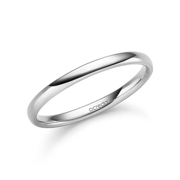 klassischer Trauring/Ehering in Platin 950 von acredo - S-1474-1