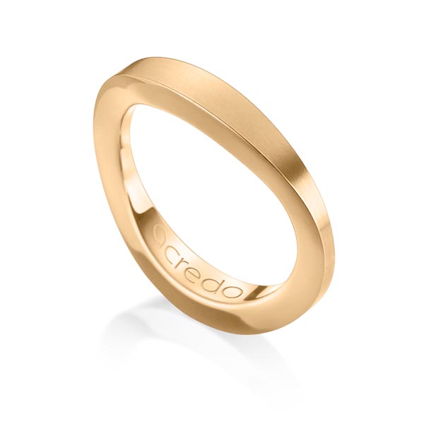 klassischer Trauring/Ehering in Roségold 375 von acredo - A-1199-1 klassischer Trauring/Ehering in Roségold 375 von acredo - A-1199-1