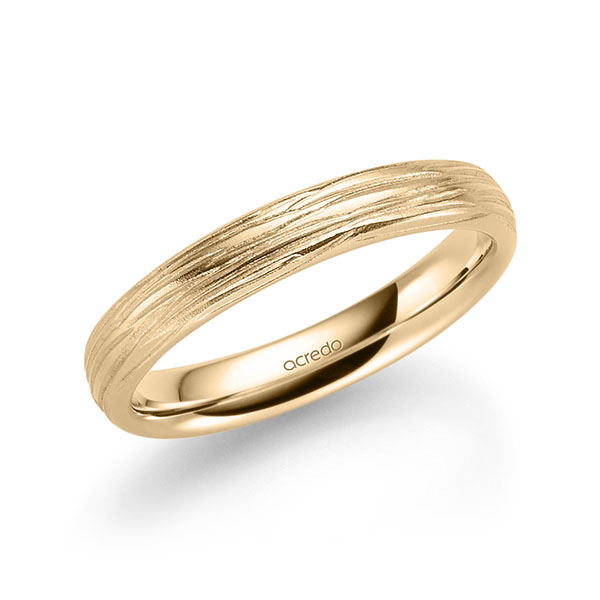 klassischer Trauring/Ehering in Roségold 375 von acredo - A-2312-8