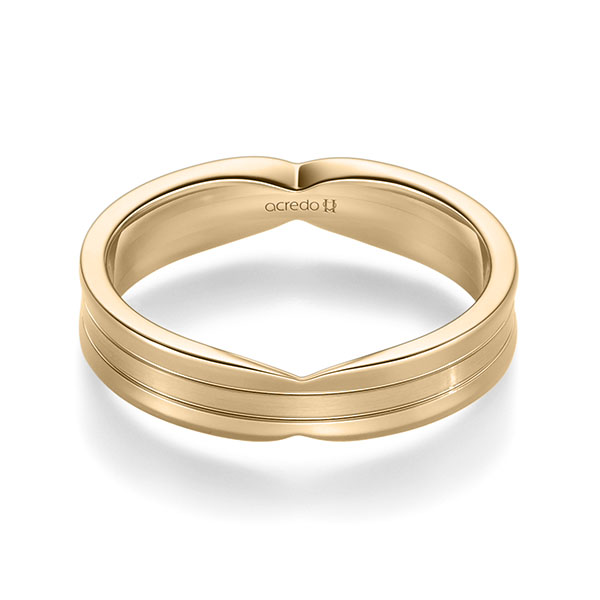 klassischer Trauring/Ehering in Roségold 375 von acredo - A-2362-34