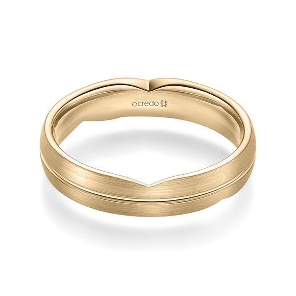 klassischer Trauring/Ehering in Roségold 375 von acredo - A-2364-28 klassischer Trauring/Ehering in Roségold 375 von acredo - A-2364-28