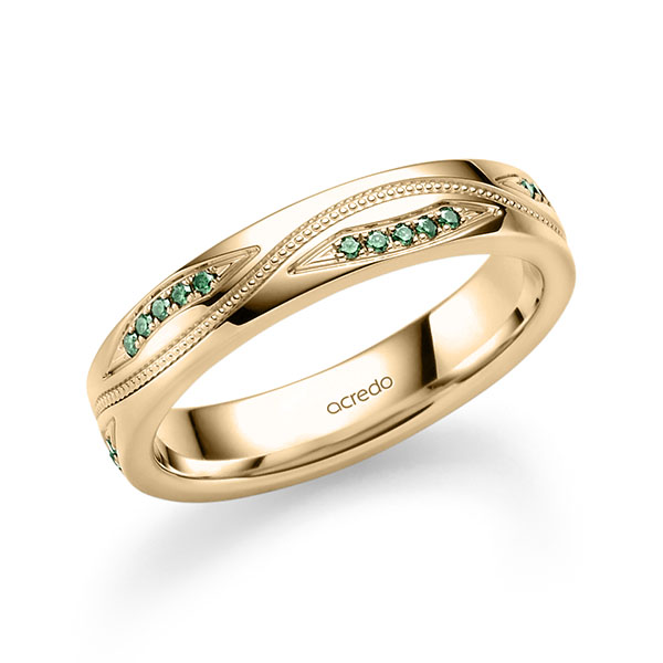 klassischer Trauring/Ehering in Roségold 585 mit zus. 0,15 ct. Brillant von acredo - A-2385-8 klassischer Trauring/Ehering in Roségold 585 mit zus. 0,15 ct. Brillant von acredo - A-2385-8
