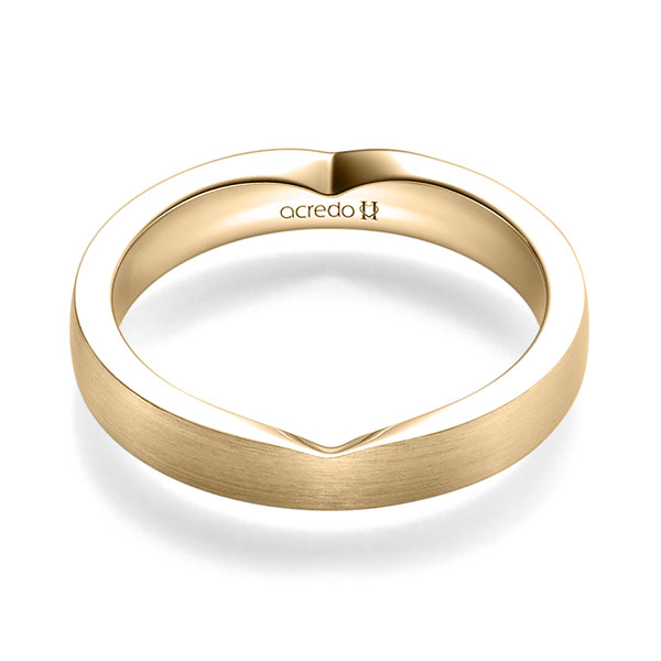 klassischer Trauring/Ehering in Roségold 585 von acredo