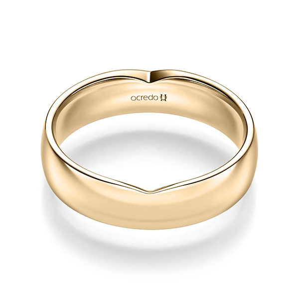 klassischer Trauring/Ehering in Roségold 585 von acredo