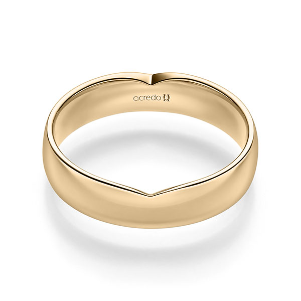 klassischer Trauring/Ehering in Roségold 585 von acredo - A-2249-13