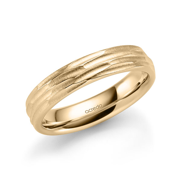 klassischer Trauring/Ehering in Roségold 585 von acredo