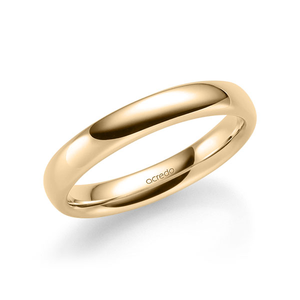 klassischer Trauring/Ehering in Roségold 585 von acredo