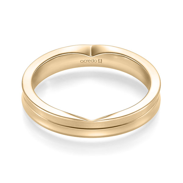 klassischer Trauring/Ehering in Roségold 585 von acredo