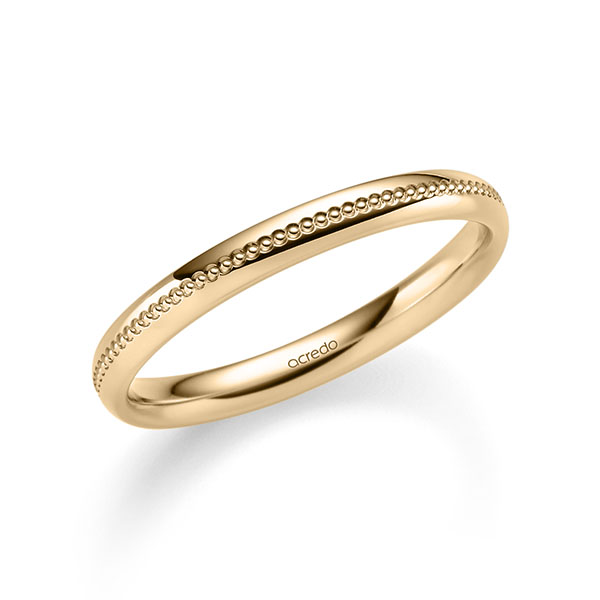 klassischer Trauring/Ehering in Roségold 585 von acredo klassischer Trauring/Ehering in Roségold 585 von acredo