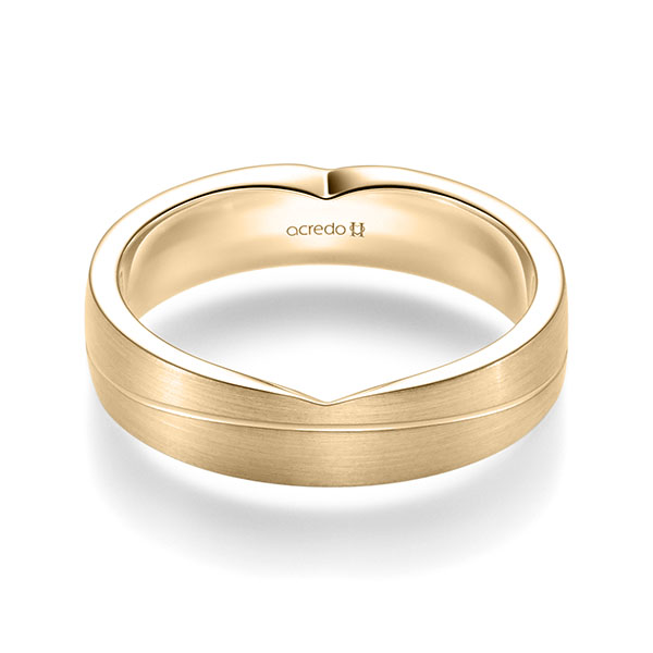 klassischer Trauring/Ehering in Roségold 585 von acredo