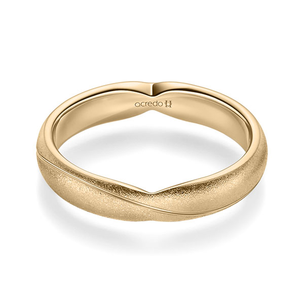 klassischer Trauring/Ehering in Roségold 585 von acredo