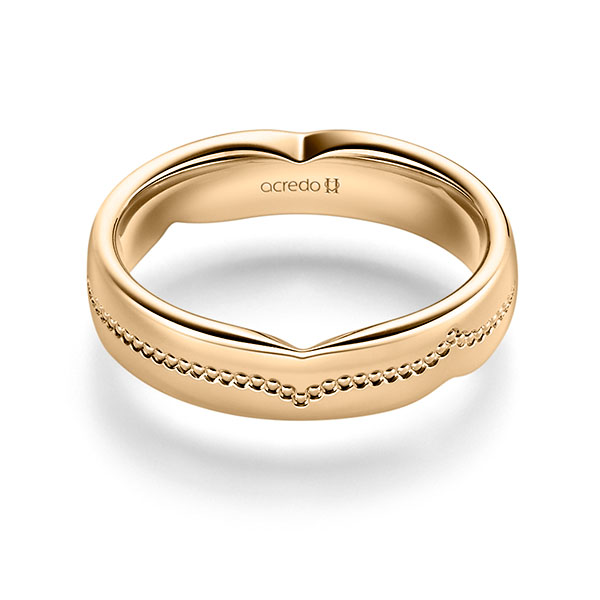 klassischer Trauring/Ehering in Roségold 585 von acredo klassischer Trauring/Ehering in Roségold 585 von acredo