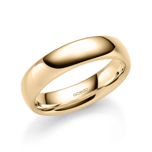 klassischer Trauring/Ehering in Roségold 585 von acredo