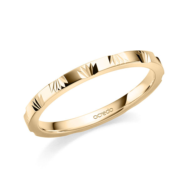 klassischer Trauring/Ehering in Roségold 585 von acredo