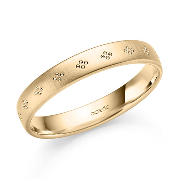 klassischer Trauring/Ehering in Roségold 585 von acredo - S-1481-3