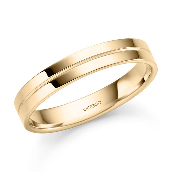 klassischer Trauring/Ehering in Roségold 585 von acredo - S-1485-3