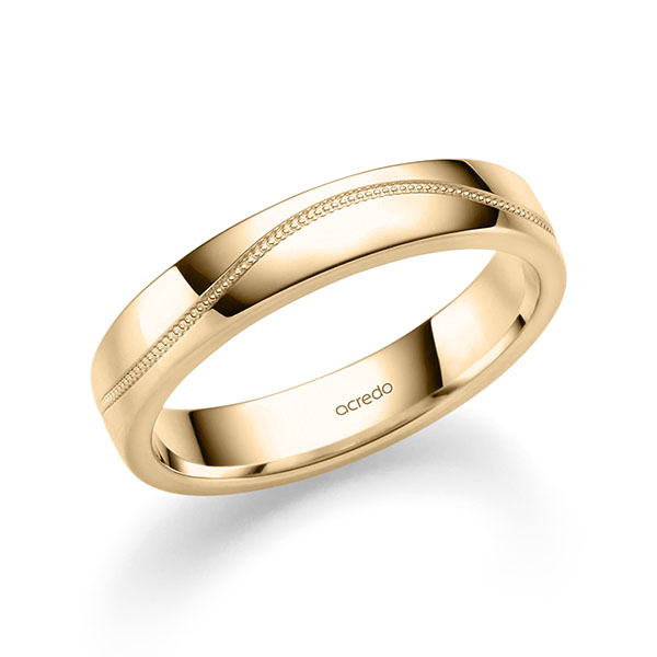 klassischer Trauring/Ehering in Roségold 750 von acredo - A-2385-14