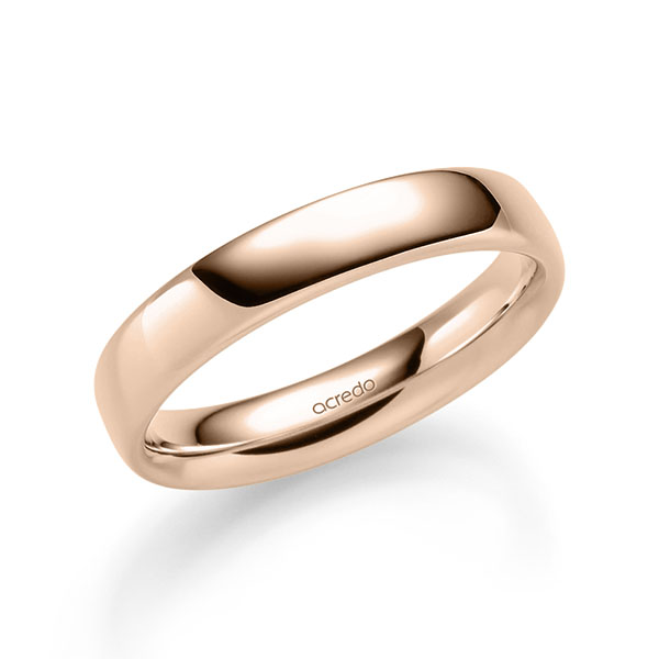 klassischer Trauring/Ehering in Rotgold 750 von acredo - S-1293-10