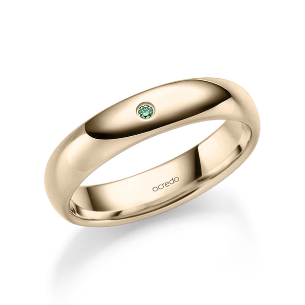 klassischer Trauring/Ehering in Signature Gold 585 mit zus. 0,02 ct. Brillant von acredo - A-2386-13 klassischer Trauring/Ehering in Signature Gold 585 mit zus. 0,02 ct. Brillant von acredo - A-2386-13