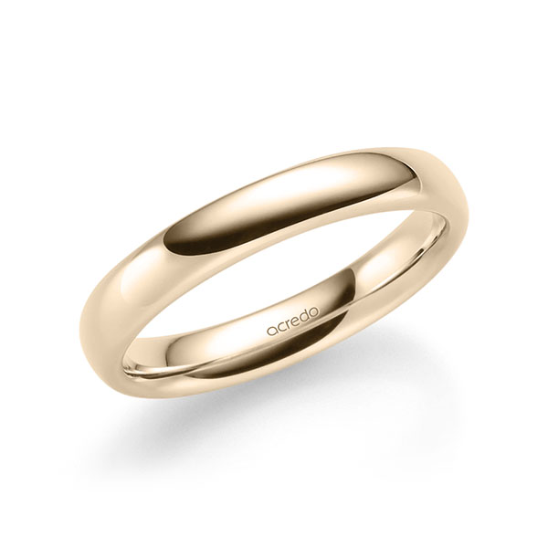 klassischer Trauring/Ehering in Signature Gold 585 von acredo