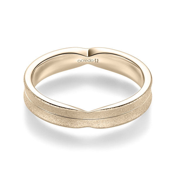 klassischer Trauring/Ehering in Signature Gold 585 von acredo - A-2353-15