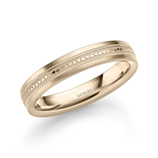 klassischer Trauring/Ehering in Signature Gold 585 von acredo