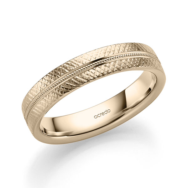 klassischer Trauring/Ehering in Signature Gold 585 von acredo