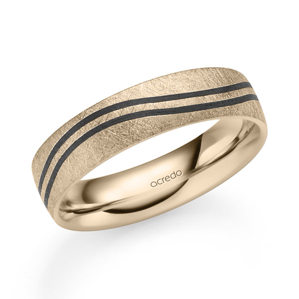klassischer Trauring/Ehering in Signature Gold 585 von acredo - S-1304-11