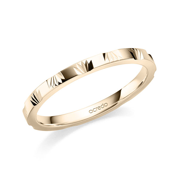 klassischer Trauring/Ehering in Signature Gold 585 von acredo