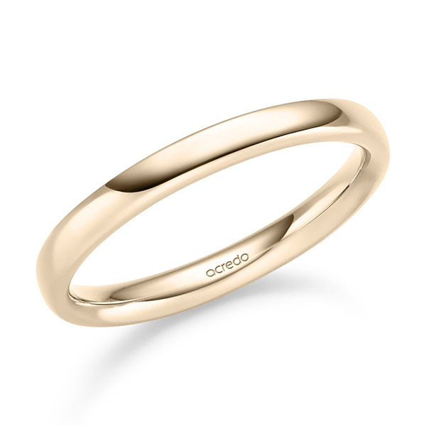 klassischer Trauring/Ehering in Signature Gold 585 von acredo