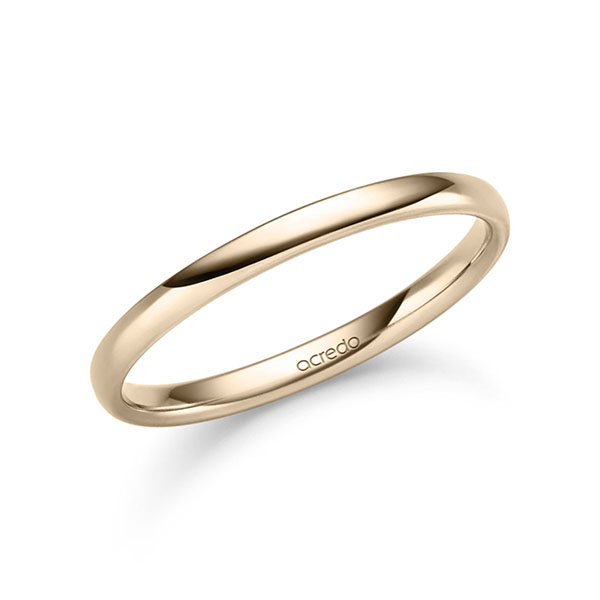 klassischer Trauring/Ehering in Signature Gold 585 von acredo