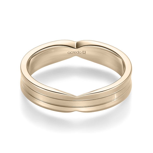 klassischer Trauring/Ehering in Signature Gold 750 von acredo - A-2362-35