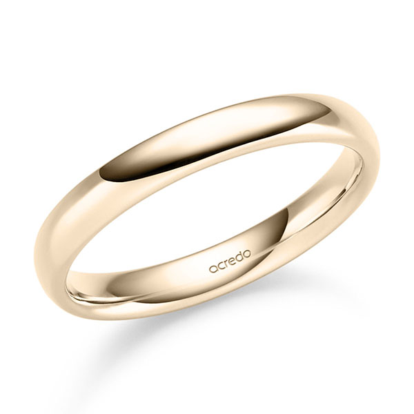 klassischer Trauring/Ehering in Signature Gold 750 von acredo - S-1442-6
