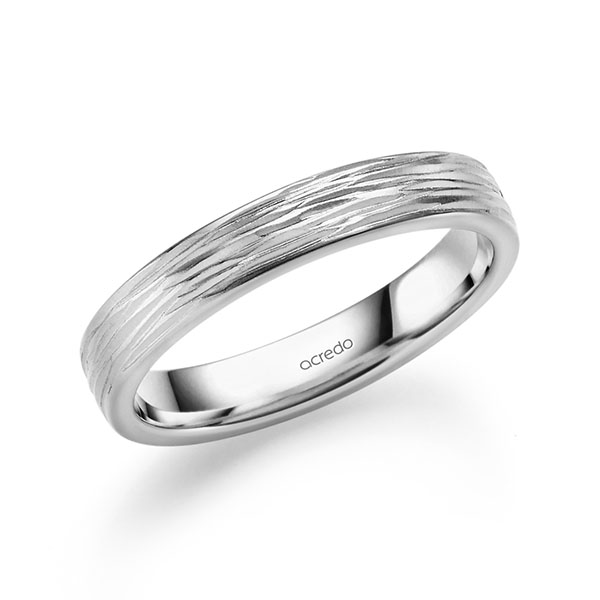 klassischer Trauring/Ehering in Weißgold 585 von acredo klassischer Trauring/Ehering in Weißgold 585 von acredo