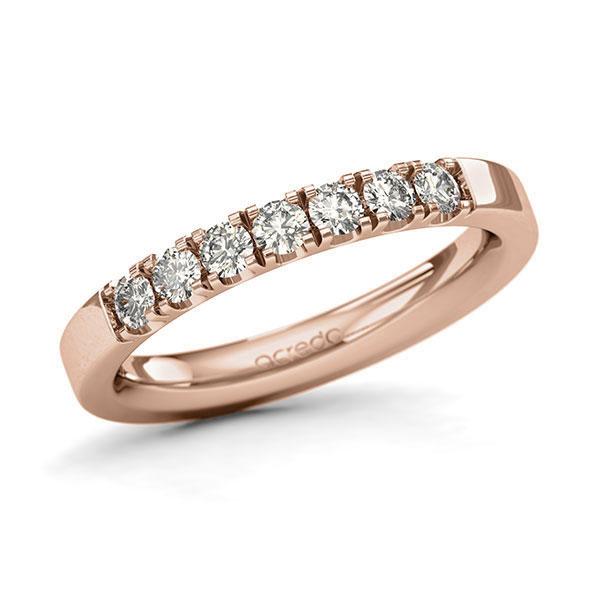 Memoire-Ring Rotgold 585 mit 0,42 ct. tw, si