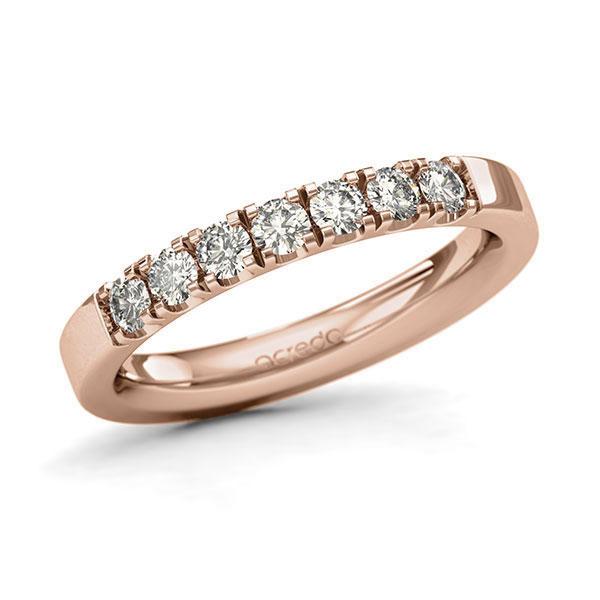 Memoire-Ring Rotgold 585 mit 0,49 ct. tw, si