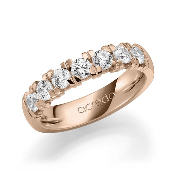 Memoire-Ring Rotgold 585 mit 1,05 ct. tw, vs