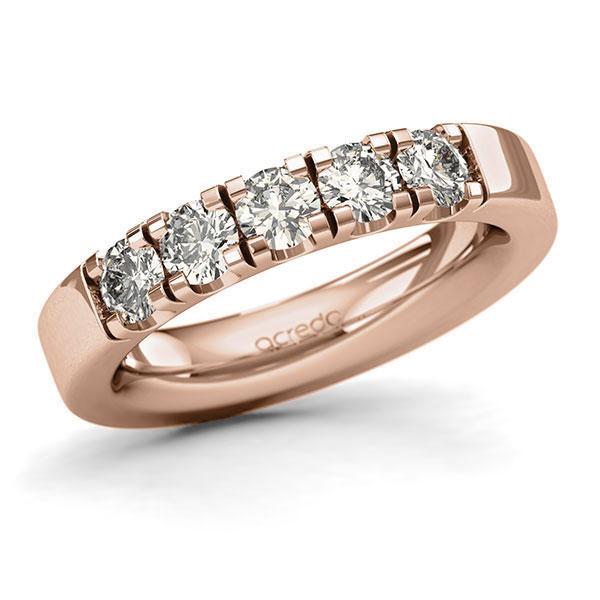 Memoire-Ring Rotgold 585 mit 1 ct. tw, si