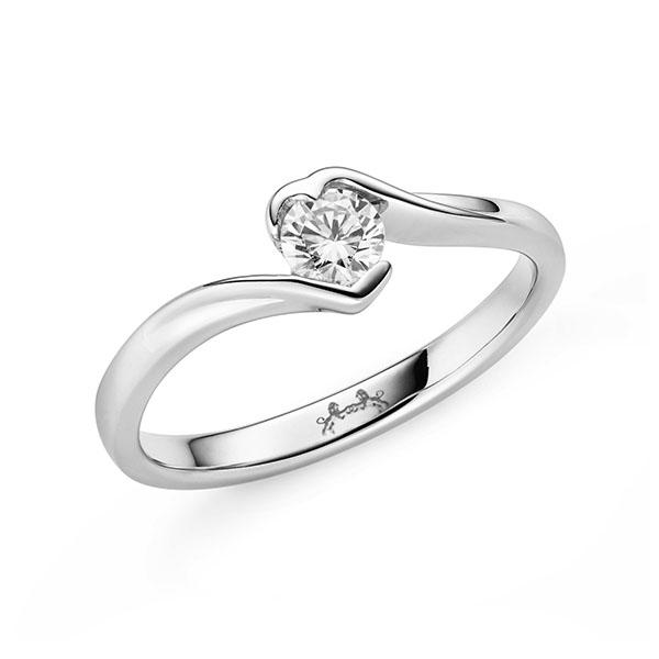 Engagement rings with heart from 123GOLD 123GOLD