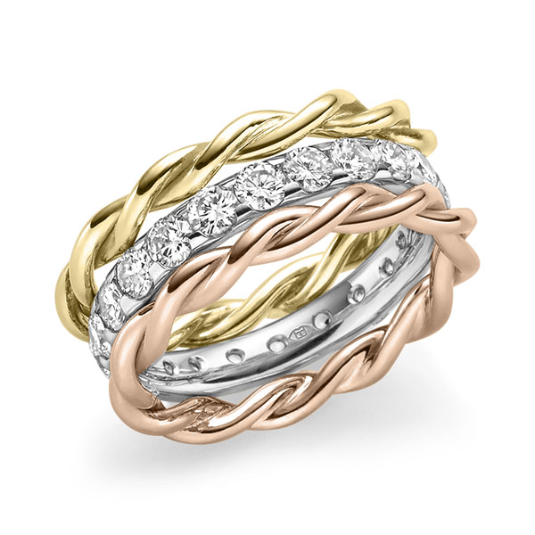 Set in Gelbgold 585 mit zus. 1,98 ct. Brillant tw, si von Merii - M-1302-10 Set in Gelbgold 585 mit zus. 1,98 ct. Brillant tw, si von Merii - M-1302-10