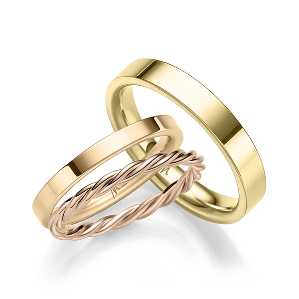 Set in Gelbgold 585 von Merii - M-1337-4