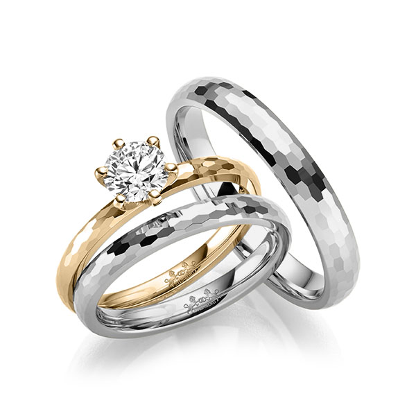 Set in Platin 600 mit 0,7 ct. Brillant tw, si von Steinberg - Q-1716-15