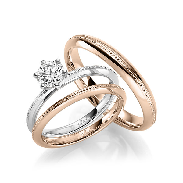 Set in roodgoud 14 kt. met 0,7 ct. Briljant tw/si van Steinberg