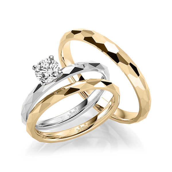 Set in roségoud 14 kt. met 0,5 ct. Briljant tw/si van Steinberg
