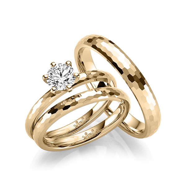 Set in roségoud 14 kt. met 0,7 ct. Briljant tw/si van Steinberg