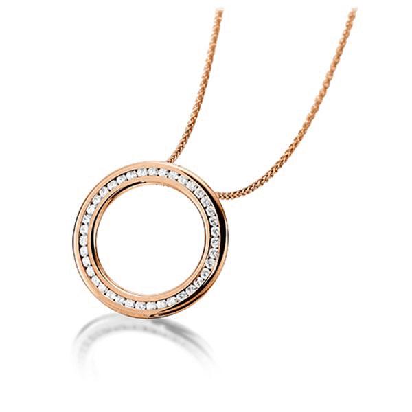 Set in Rotgold 585 mit zus. 0,39 ct. Brillant tw, si von acredo