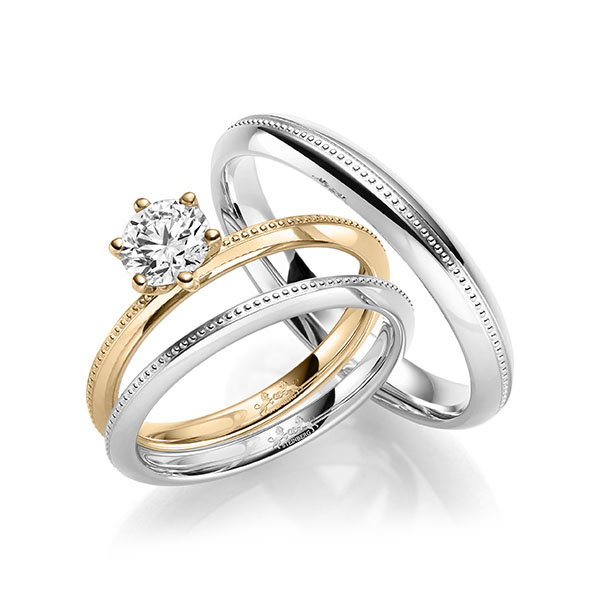 Set in Weißgold 585 mit 0,7 ct. Brillant tw, si von Steinberg