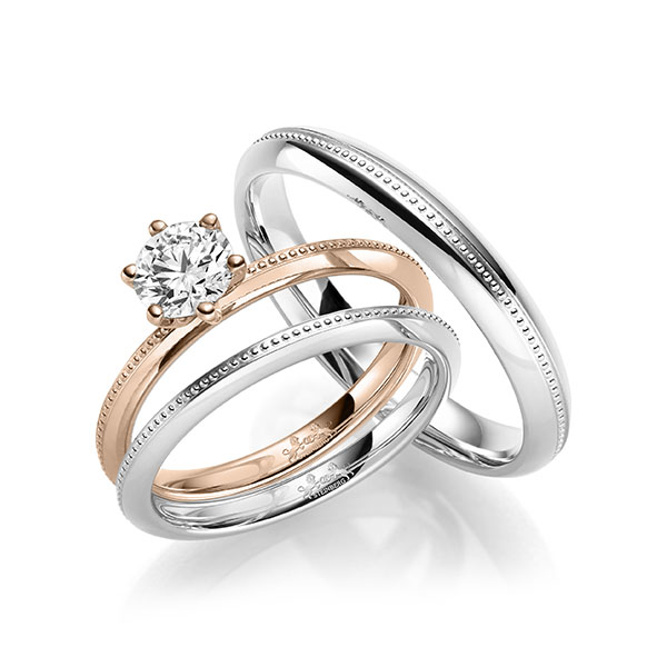Set in Weißgold 585 mit 0,7 ct. Brillant tw, si von Steinberg