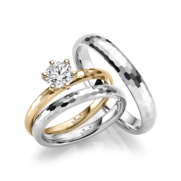 Set in Weißgold 585 mit 0,7 ct. Brillant tw, si von Steinberg - Q-1716-6 Set in Weißgold 585 mit 0,7 ct. Brillant tw, si von Steinberg - Q-1716-6